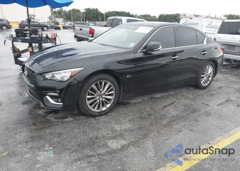 2019 Infiniti Q50 3.0T Luxe from USA, damaged, VIN JN1EV7AP9KM514200